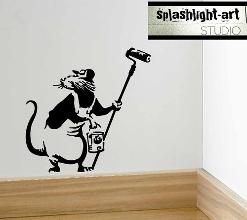 Banksy rat painter - banksy,