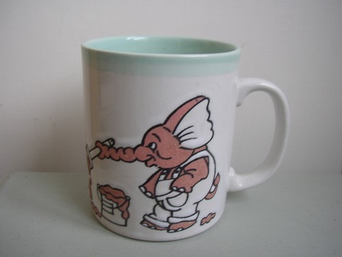 Vtg ceramic just - vtg, mugs