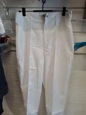 EB037 White Workwear Trousers