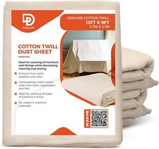 Cotton Twill Dust Sheets