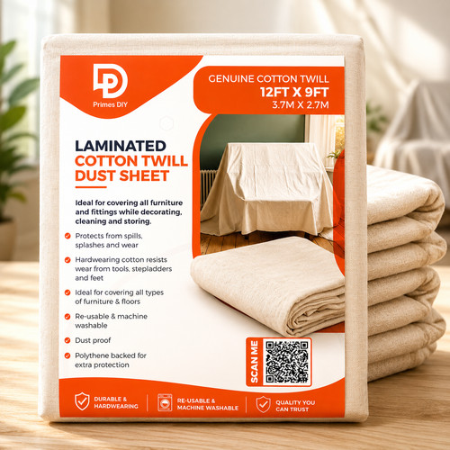 Laminated cotton twill dust - laminated,
