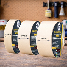 Beige Masking Tape 25mm 50mm