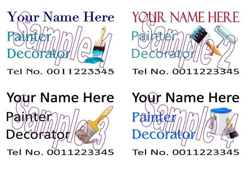 Business cards painter - cards,
