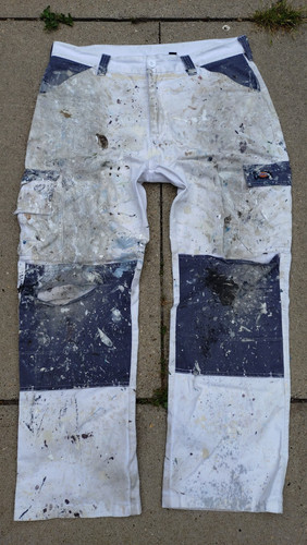 Mens dickies white - painter, &