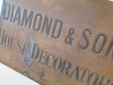 Antique Brass House Painter