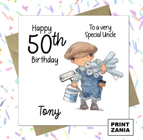 Personalised painter decorator - personalised,