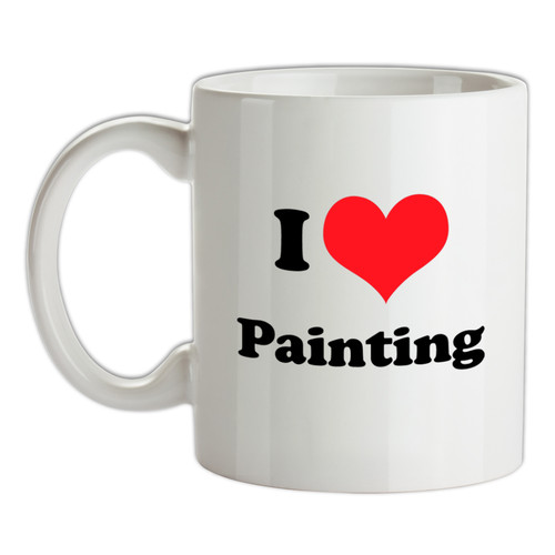 Love painting mug painter - love,